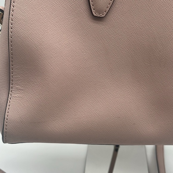 Kate Spade New York Pink Leather Dome Double Handle Crossbody Satchel BLEMISH - Picture 5 of 13